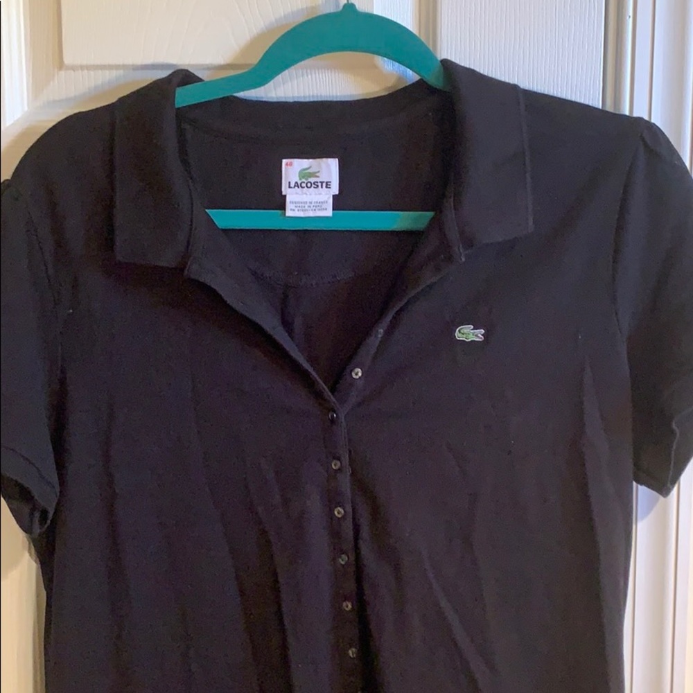 Lacoste black polo